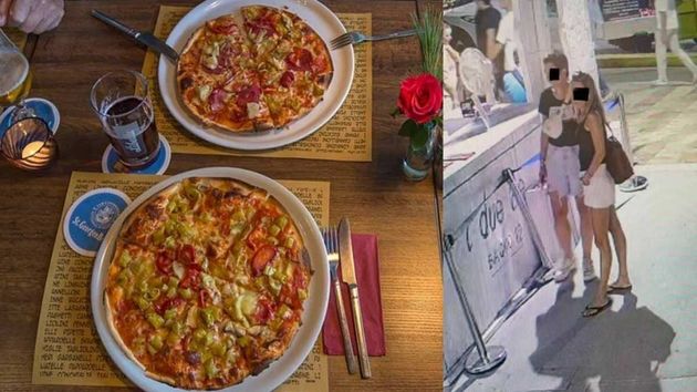 Dos turistas se van de un restaurante sin pagar la cuenta y el dueño decide perseguirlas, localiza su alojamiento y va hasta allí para hacerles pagar