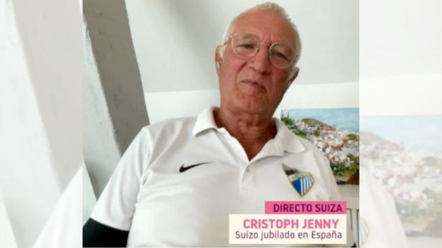Cristoph, suizo, contento de jubilarse en España: “Con mi jubilación de 1.400 euros y la de mi mujer sería imposible vivir en Suiza”