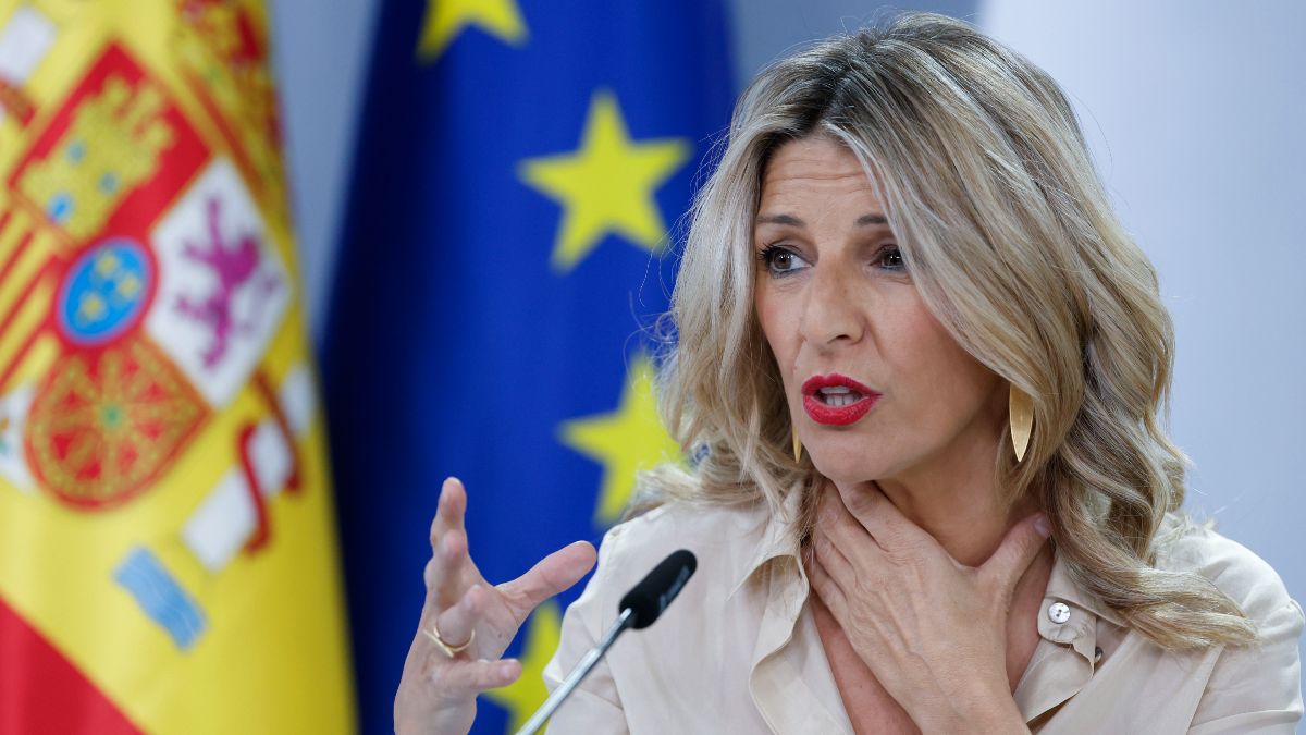 La ministra de Trabajo, Yolanda Díaz