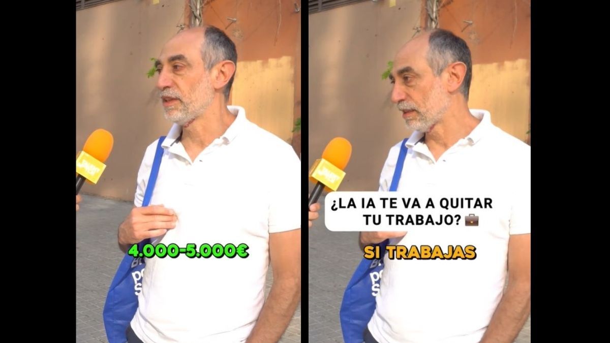 El investigador durante la entrevista