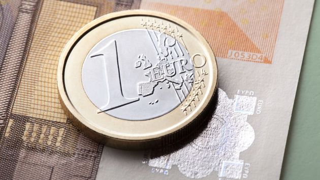 Una moneda de 1 euro
