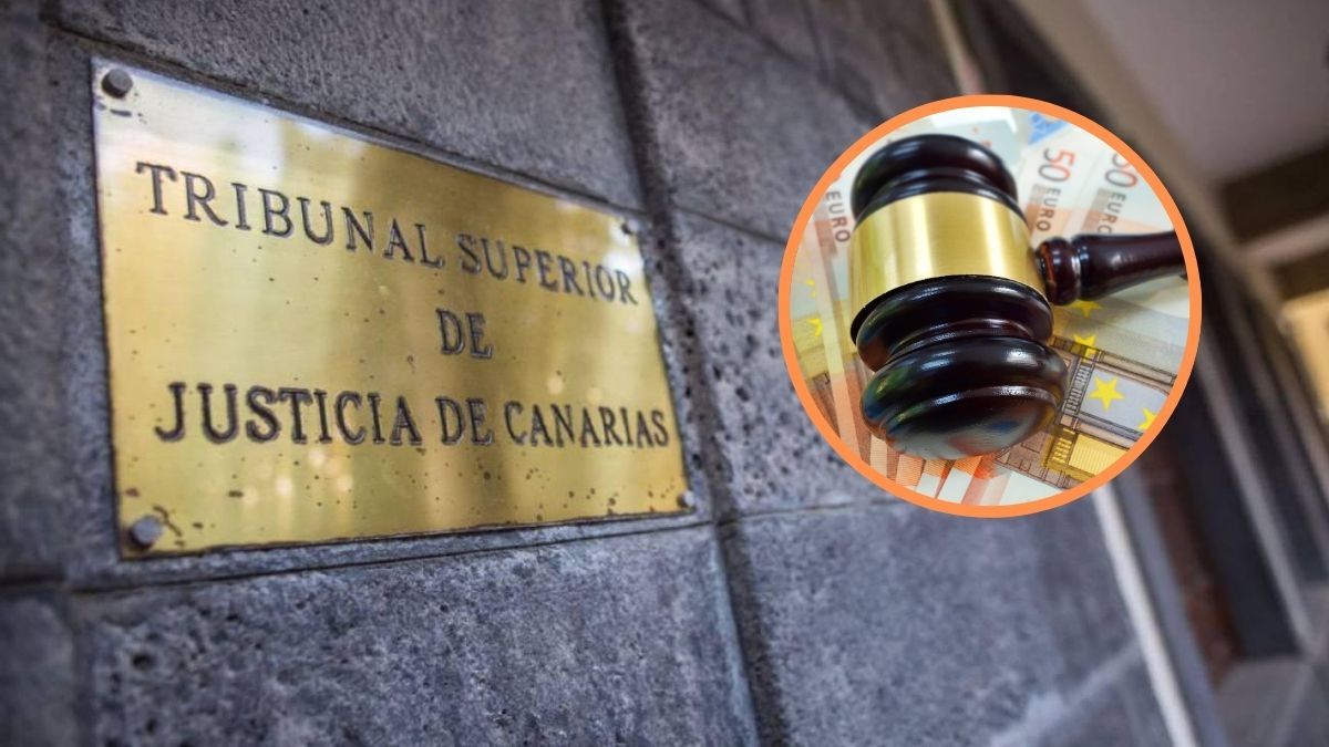 Cartel del TSJ de Canarias