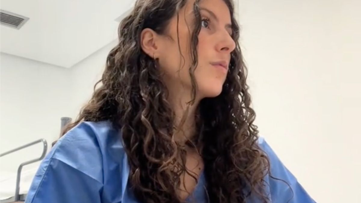 Marisa, médica, en su vídeo de TikTok