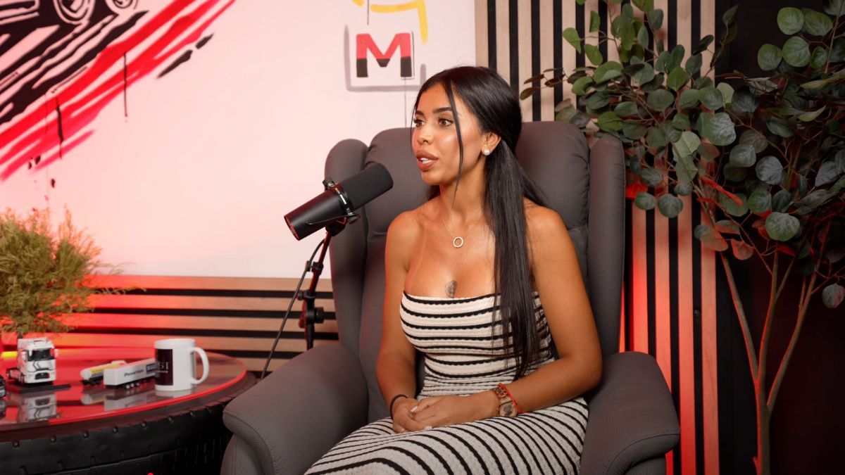 Xaima, durante la entrevista