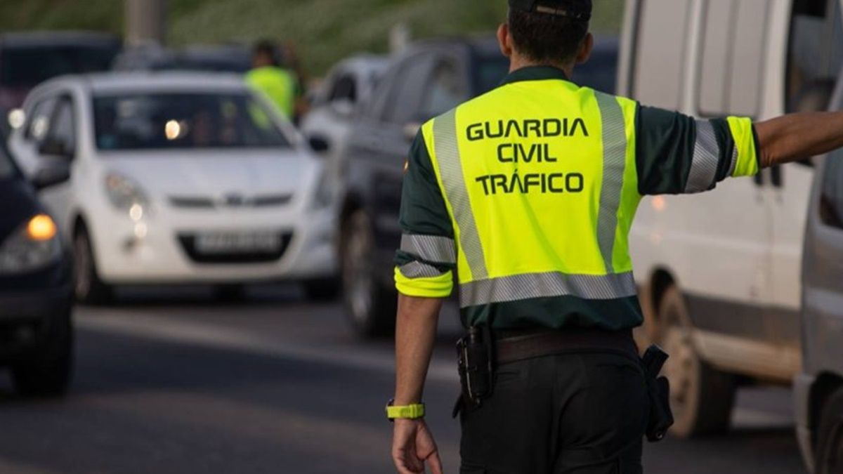 Control de tráfico de la Guardia Civil