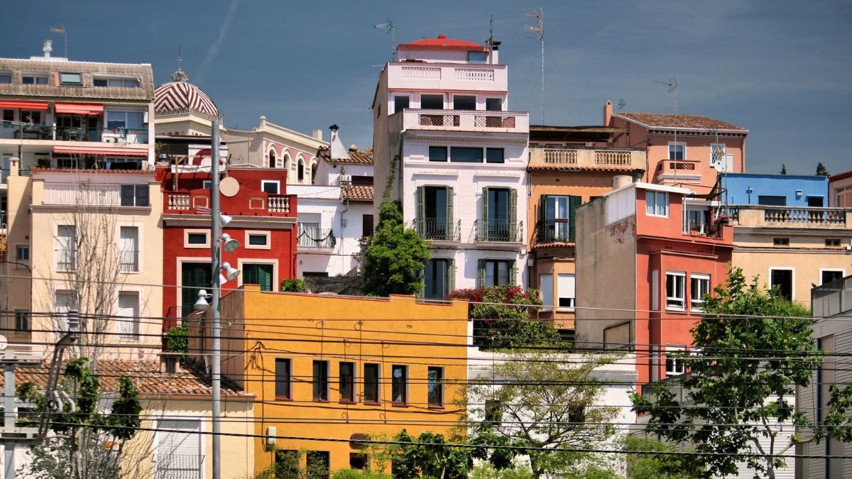 Varias casas en la localidad de Masnou