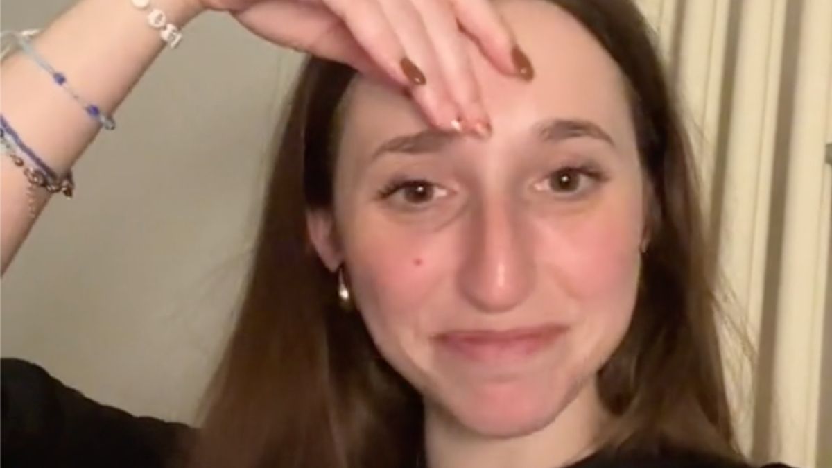 Sara Álvarez, en su vídeo de TikTok