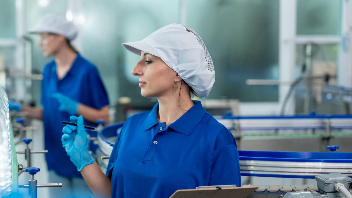 Empleadas en una fábrica