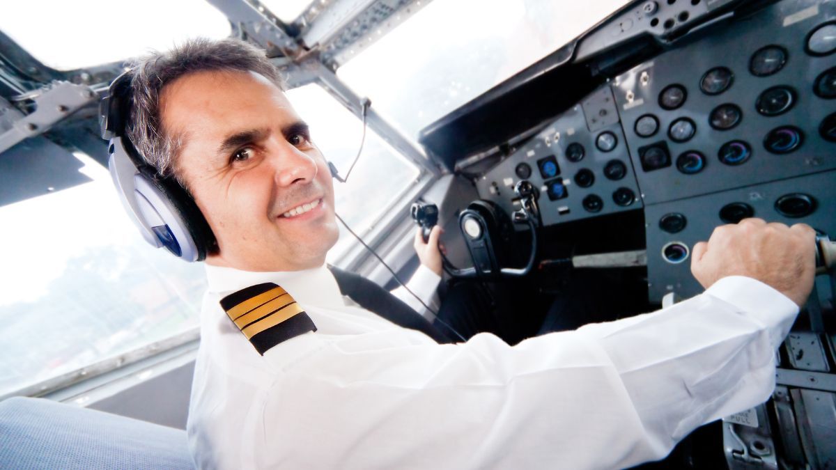 Un piloto de avión