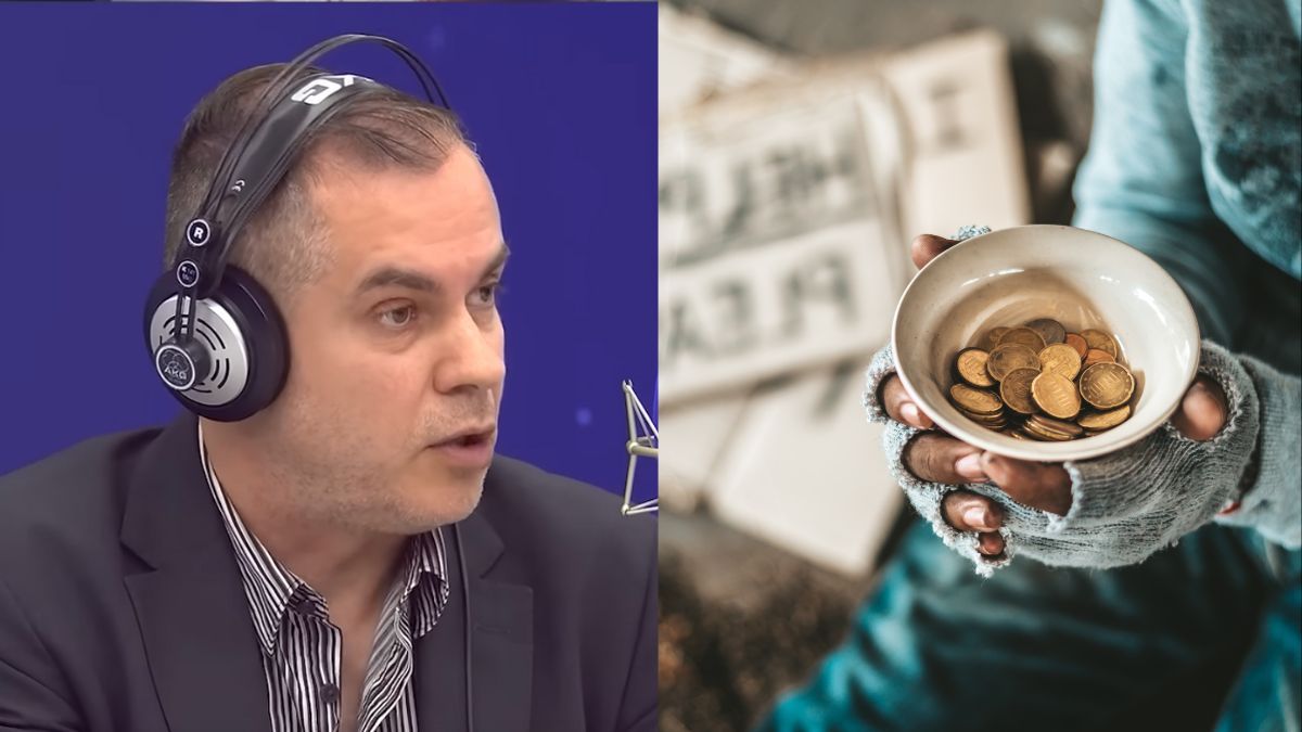 Adrián Díaz, siendo entrevistadi