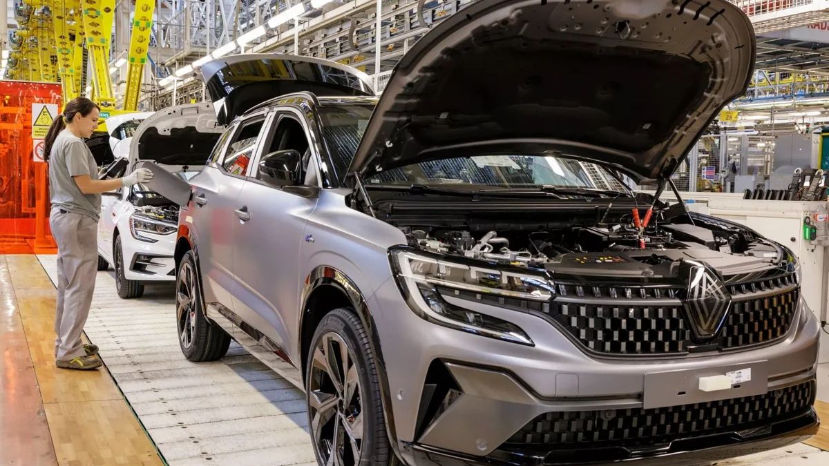 Una fábrica de coches Renault