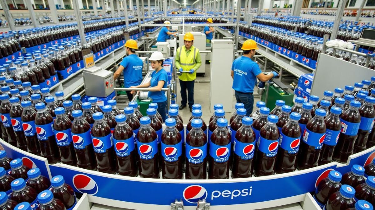 Una fábrica de PepsiCo