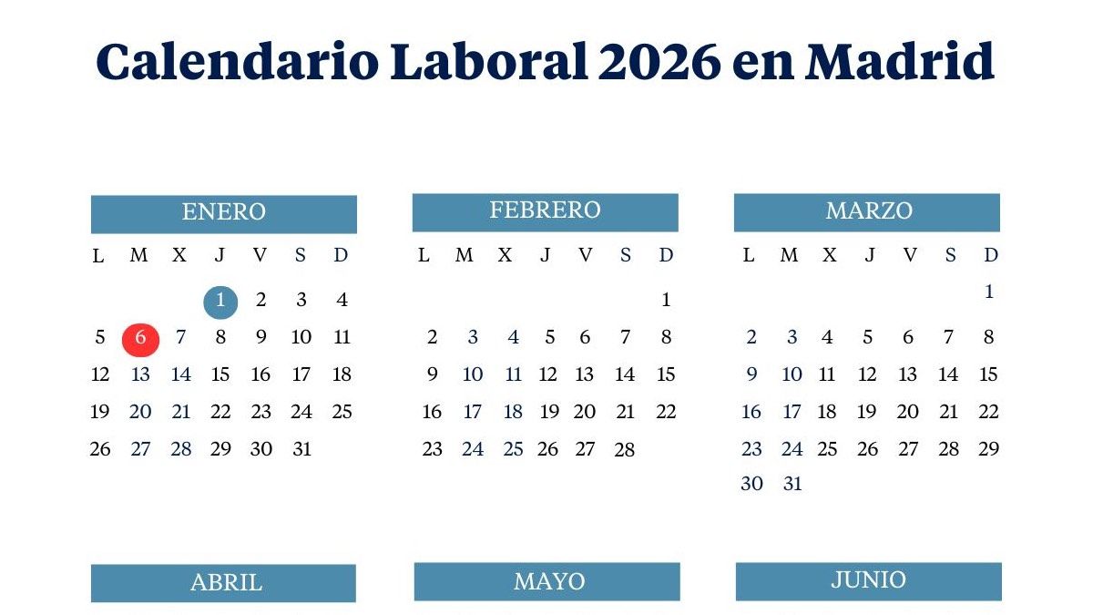 Calendario laboral de la Comunidad de Madrid