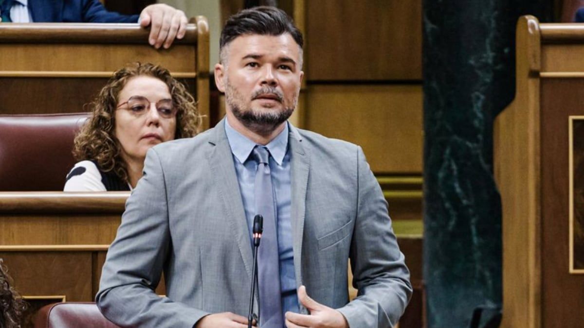 El portavoz de ERC en el Congreso, Gabriel Rufián