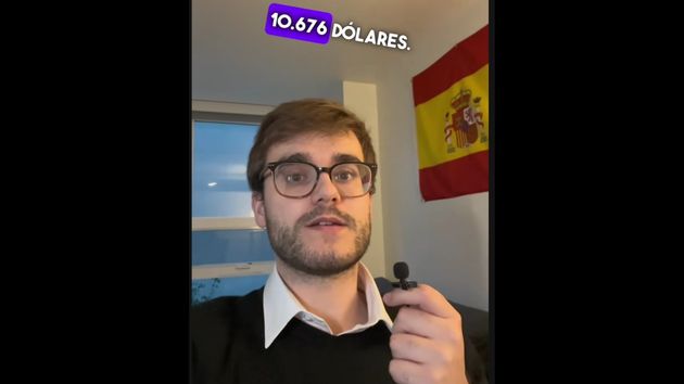 Álvaro, español que trabaja en Estados Unidos habla claro sobre su sueldo de miles de euros: "no es por dar envidia"