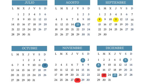 Calendario escolar 2025-2026 de Murcia: todos los festivos nacionales y autonómicos
