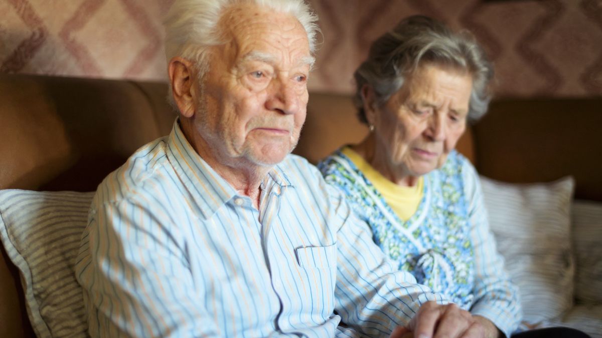 Una pareja de ancianos