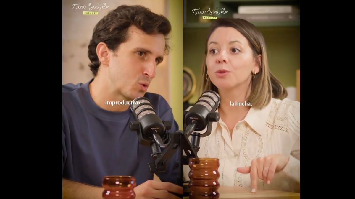 La periodista Eli Romero en su entrevista a Pablo López, country manager de Trade Republic en España y Portugal