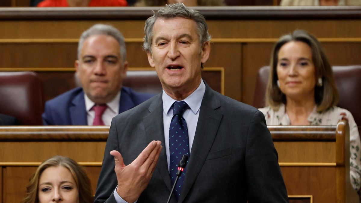 El presidente del Partido Popular, Alberto Núñez Feijóo,