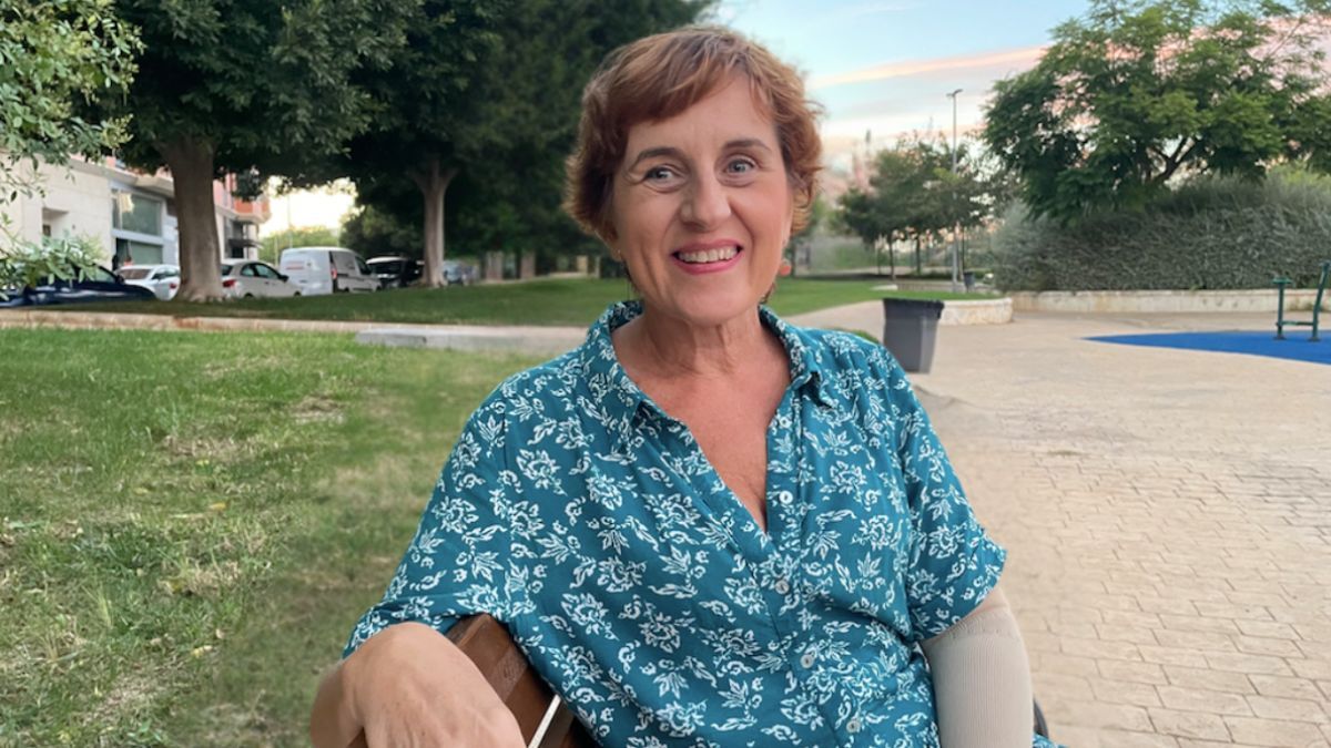 Damiana Matarín, tras la entrevista