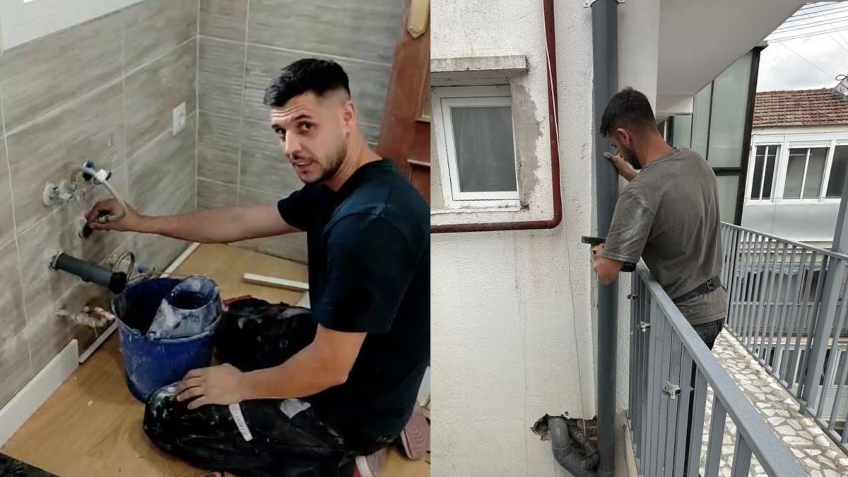 Santi Villafruela, fontanero