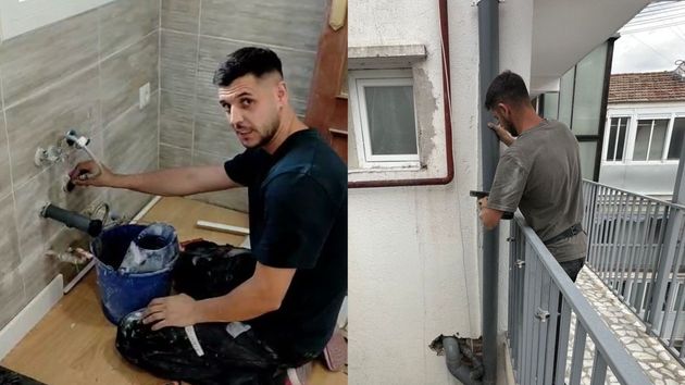 Santi, fontanero, habla claro sobre los jóvenes: “Están acostumbrados al ordenador y la verdad que es una pena porque dentro de 10 o 15 años esto se va a perder. Les das un martillo y no saben ni lo que es”