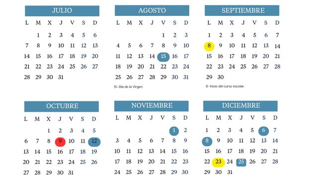 Calendario escolar 2025-2026 de la Comunidad Valenciana: festivos y vacaciones de Navidad y Semana Santa
