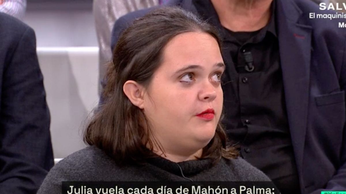 Julia Sintes, durante el programa