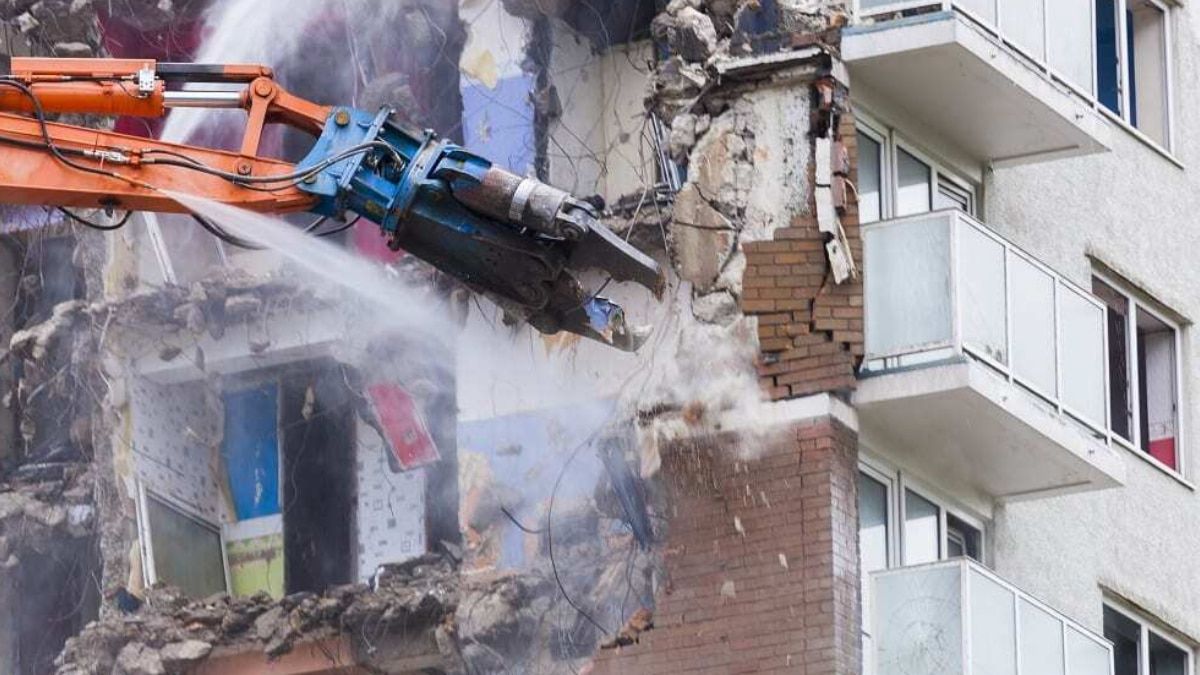 demolición de una obra