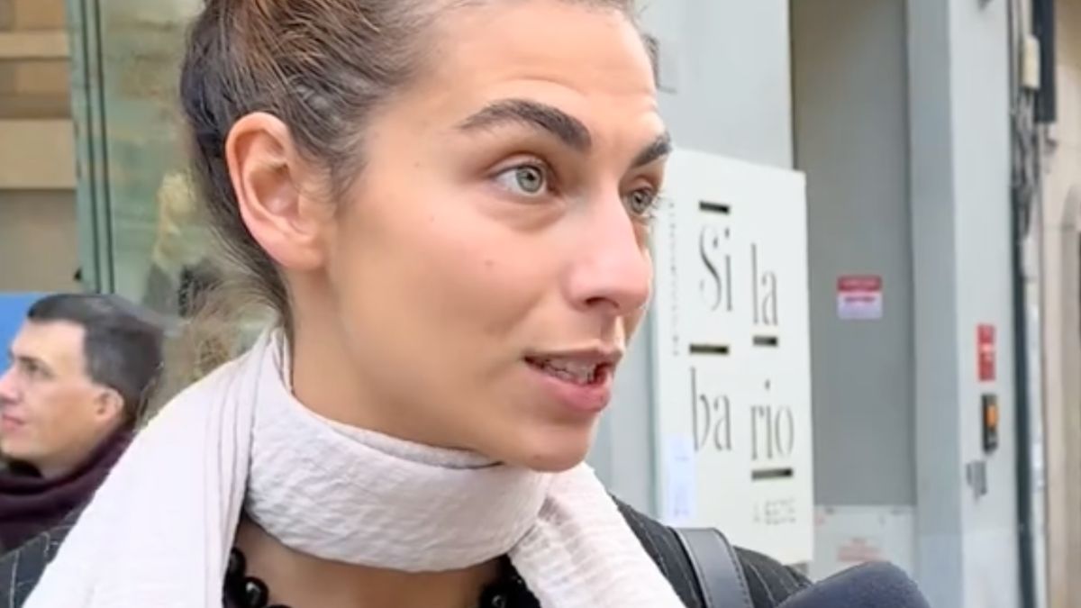 La joven, entrevistada en el vídeo