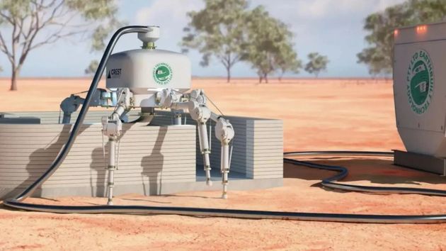 Charlotte, el robot con forma de araña para jubilar a los albañiles: trabaja a la velocidad de 100 de ellos