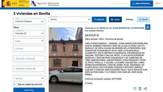 Hacienda pone a la venta pisos y casas embargadas desde 24.600 euros