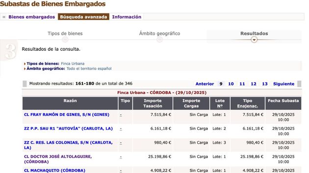 La Seguridad Social lanza a subasta pisos y casas embargadas por menos de 39.100 euros