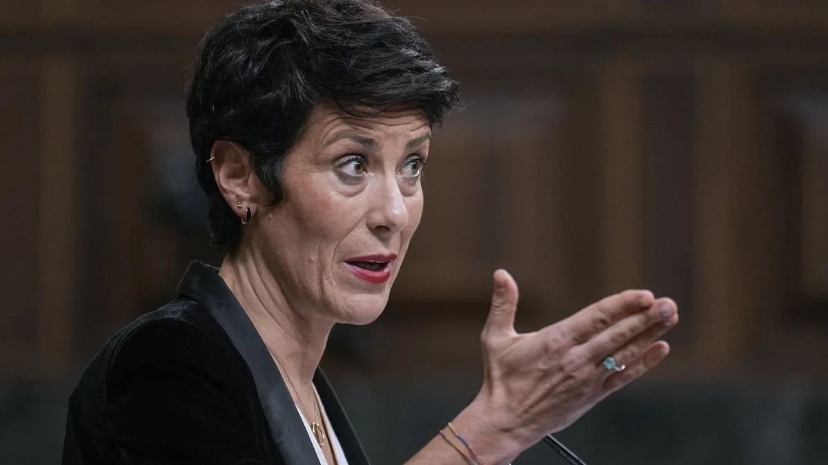 La ministra de Seguridad Social, Elma Saiz