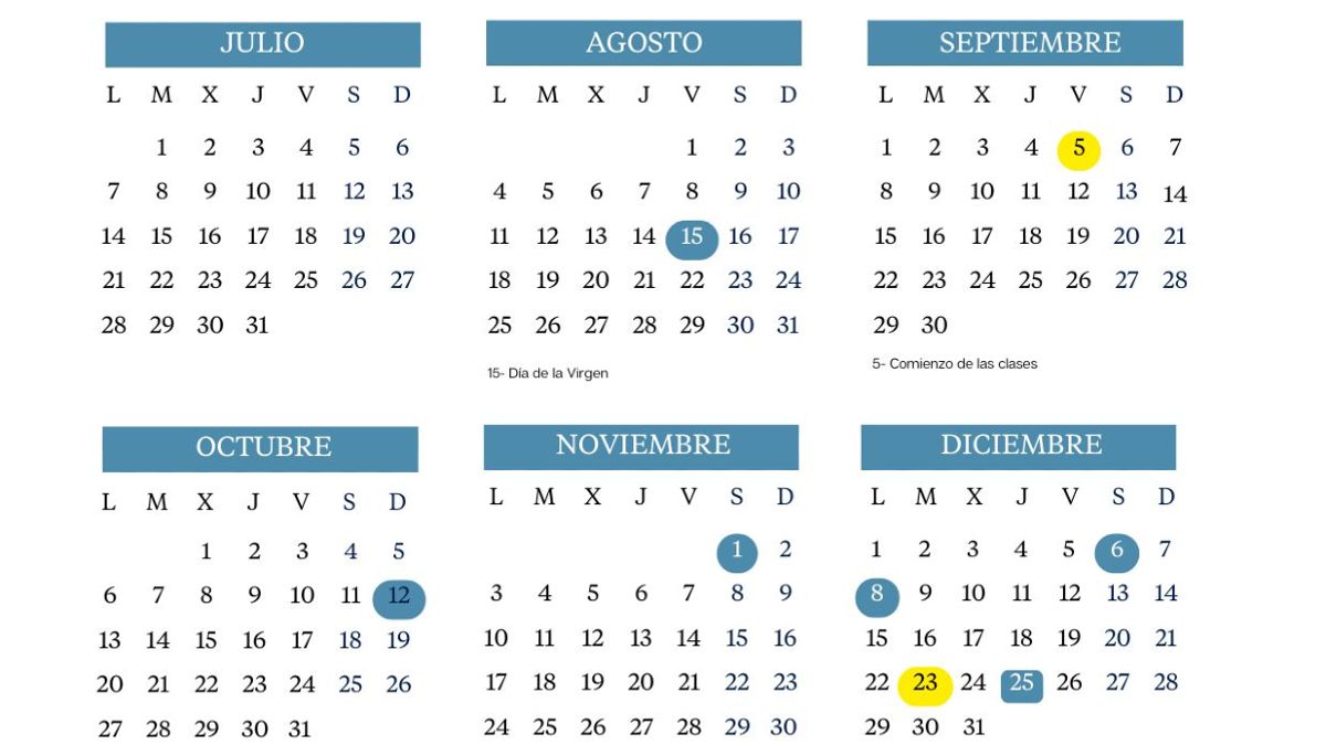 calendario escolar en el país vasco