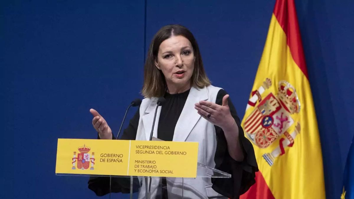 María José Landaburu en una conferencia
