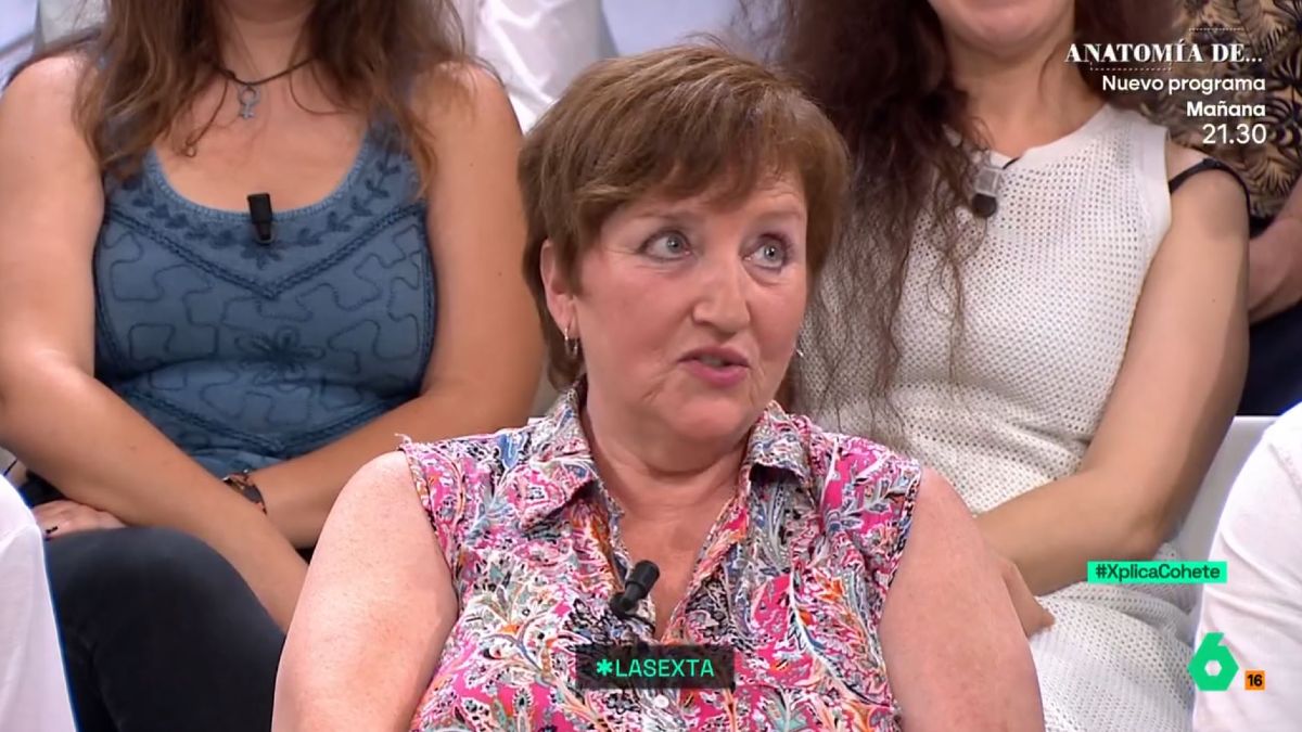 Yolanda Alba en su intervención en La Sexta