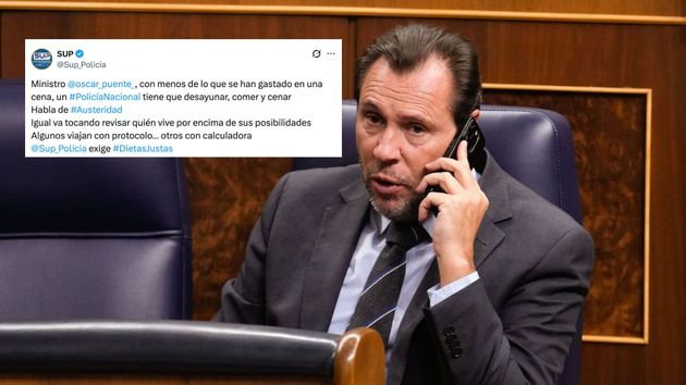Óscar Puente dice que su “gente es bastante austera” tras mostrar las dietas y el Sindicato Unificado de la Policía responde: “Igual va tocando revisar quién vive por encima de sus posibilidades”