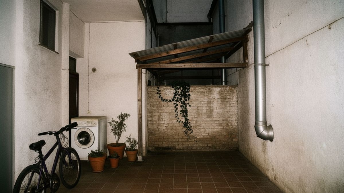 Patio de una comunidad de vecinos