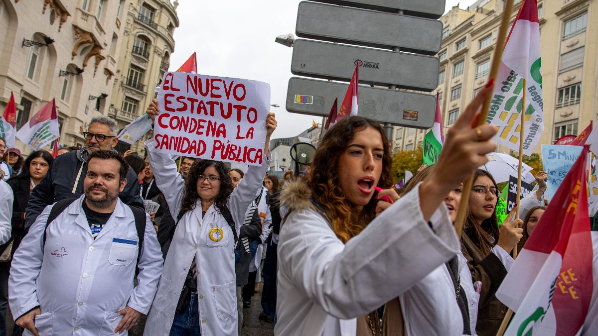 manifestacion medicos madrid estatuto marco