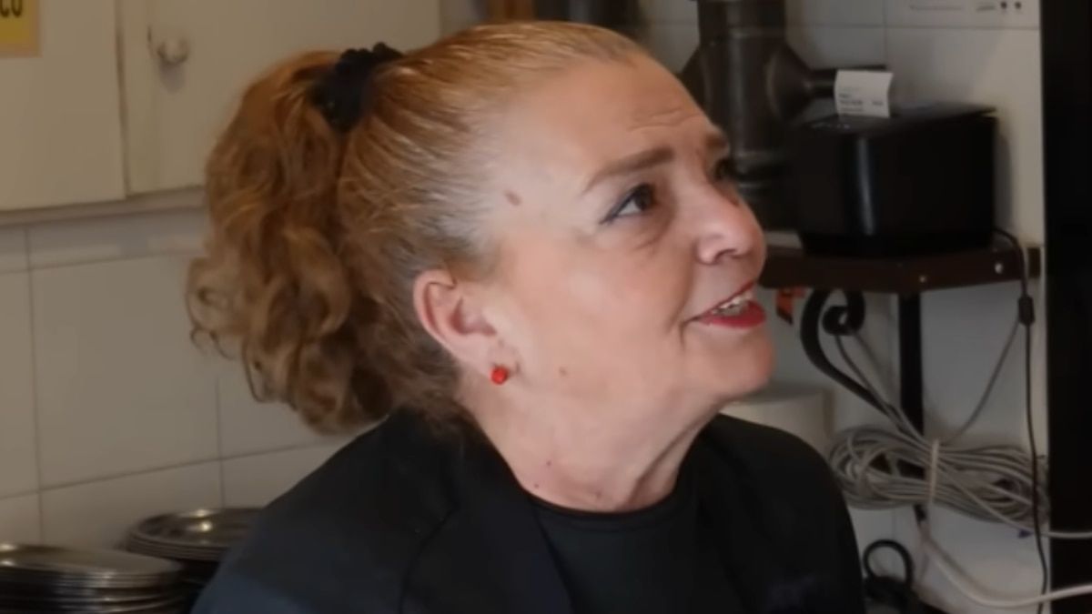 Magdalena, dueña de una churrería