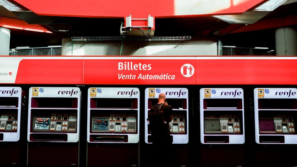 Máquinas de billetes Renfe