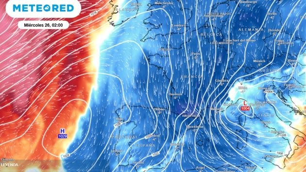 La AEMET avisa de un cambio brusco en el tiempo: nueva borrasca, lluvias intensas y regreso del frío invernal en plena última semana de noviembre