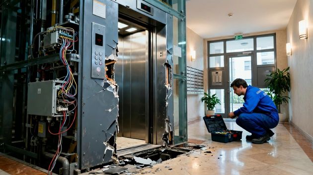 Dos familias con un alquiler social se enfrentan a un posible desalojo tras vandalizar el ascensor del edificio