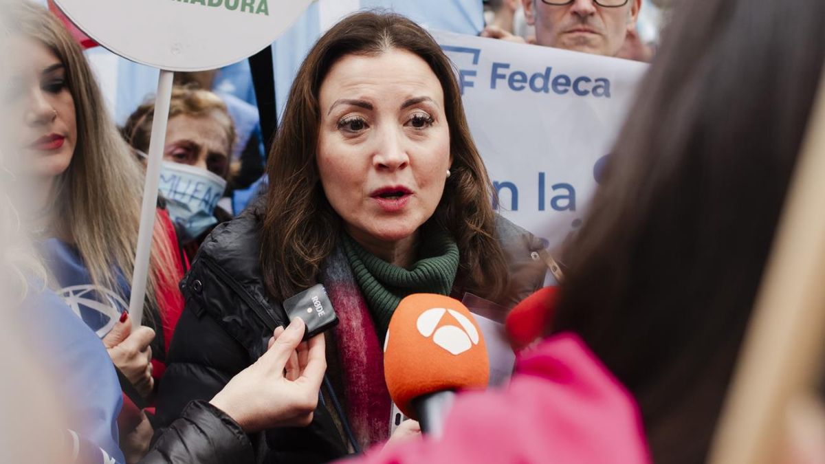 La presidenta de Fedeca, Ana Ercoreca
