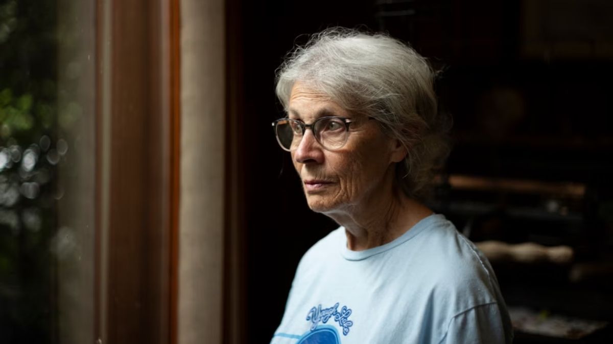 Patricia Wheatley en su casa