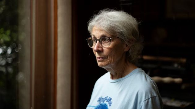 Patricia Wheatley en su casa