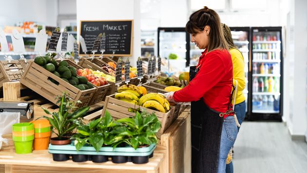 Dependienta de una frutería
