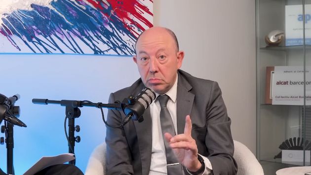 Gonzalo Bernardos durante un podcast