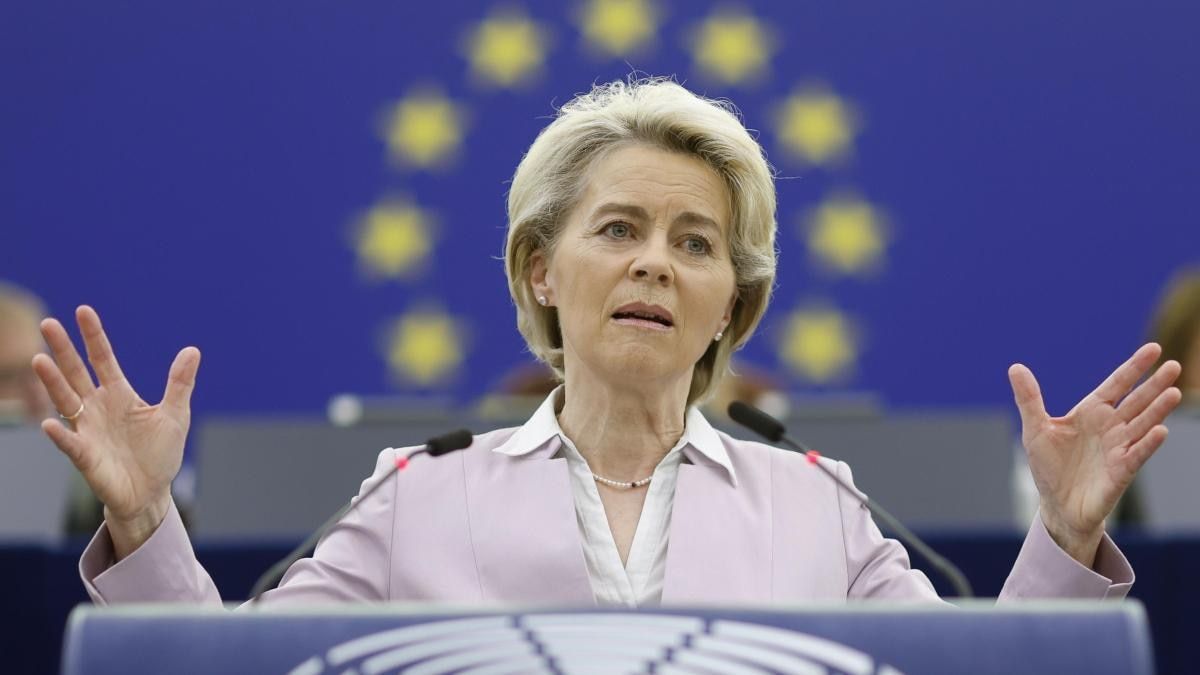 La presidenta de la Comisión Europea, Ursula von der Leyen